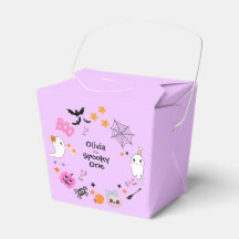 Roxo Assustador Um Cumpleaños Fofo de Halloween