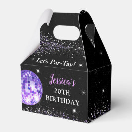 Caixinha De Lembrancinhas Roxo Na Festa Da Era De Aniversário