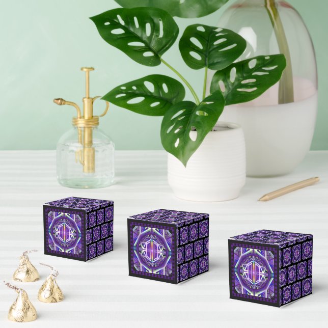 Caixinha De Lembrancinhas Roxo W3 (Múltiplo)
