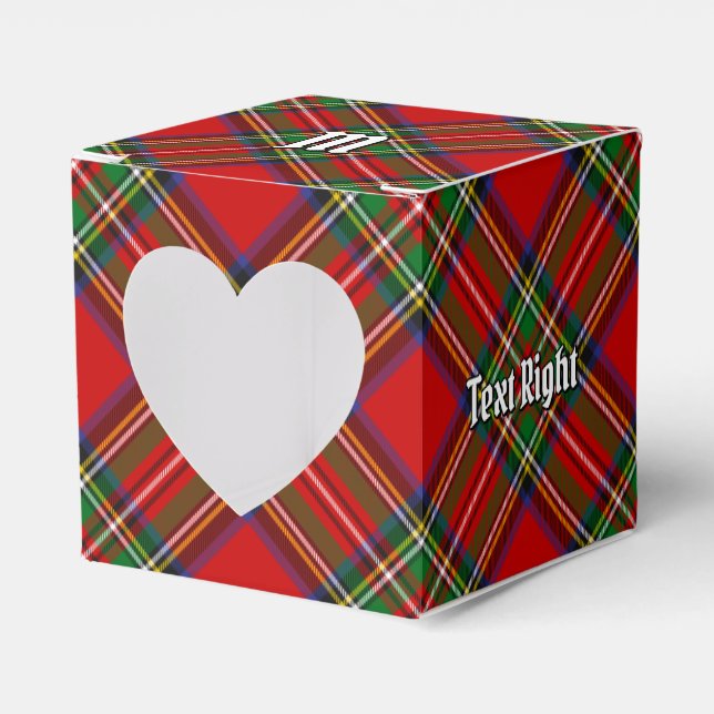 Caixinha De Lembrancinhas Royal Stewart Tartan (Frente)