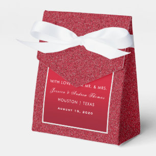 Caixinha De Lembrancinhas Ruby Red & Na moda Gem Wedding