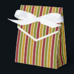 Caixinha De Lembrancinhas Ruby Red, Olive Green, Dourado<br><div class="desc">Ruby Red,  Azul e dourado,  caixa de favoritos com fita. Perfeito para todos os temas de decoração de presentes; simples/minimalista a maximalista,  dependendo de embelezamentos adicionais.</div>