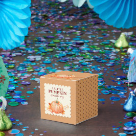 Caixinha De Lembrancinhas Rustic a Little Pumpkin Fall Chá de fraldas