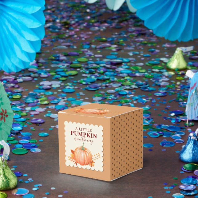 Caixinha De Lembrancinhas Rustic a Little Pumpkin Fall Chá de fraldas (Festa)