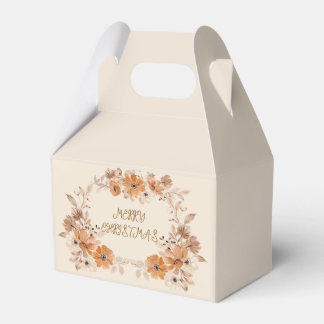 Caixinha De Lembrancinhas Rustic Boho Floral Christmas Favor Boxes