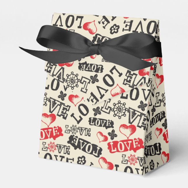 Caixinha De Lembrancinhas Rustic Love Favor Box (Frente)