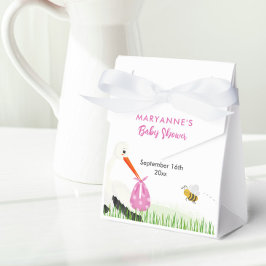 Caixinha De Lembrancinhas Rustic Stored with Bee & Butterfly Girl Chá de fra