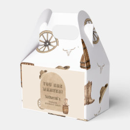 Caixinha De Lembrancinhas Rustic western cowboy you are wanted birthday 