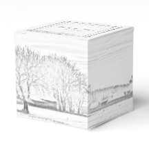 Rustic Winter Wonderland Weding Box
