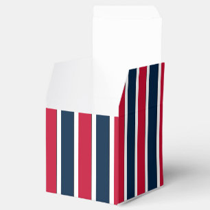Caixinha De Lembrancinhas RWB,Bandas de Baseball Stripes 1-FAVOR-FESTOR CAIX