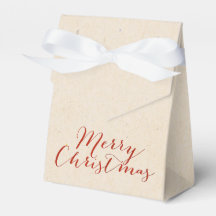 Saco de Presente de Natal de Papelão Falso Bege