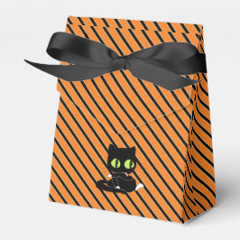 Caixinha De Lembrancinhas Saco do presente preto do Halloween
