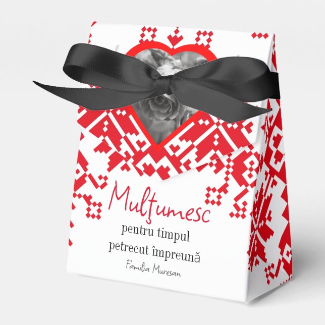 Caixinha De Lembrancinhas Sacolas para presente de memorial (Frente)