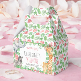 Caixinha De Lembrancinhas Safari Animal Toporal Chá de fraldas Agradável