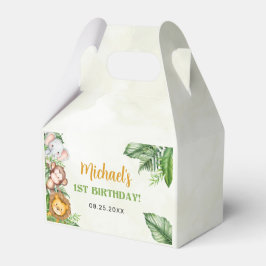 Caixinha De Lembrancinhas Safari Wild One Birthday