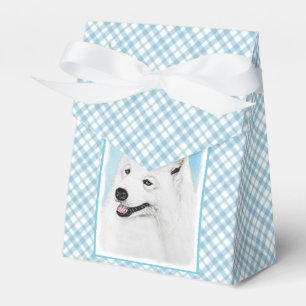 Caixinha De Lembrancinhas Samoyed Painting - Cute Original Dog Art
