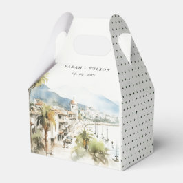 Caixinha De Lembrancinhas Santa Marta Colombia Watercolor Landscape Wedding