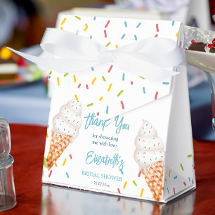 Caixinha De Lembrancinhas Scooped up ice cream bridal shower thank you