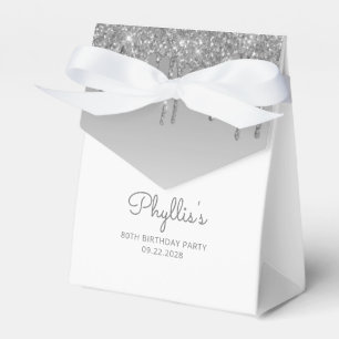 Caixinha De Lembrancinhas Script de Drivers de Glitter Elegante Elegante Ele