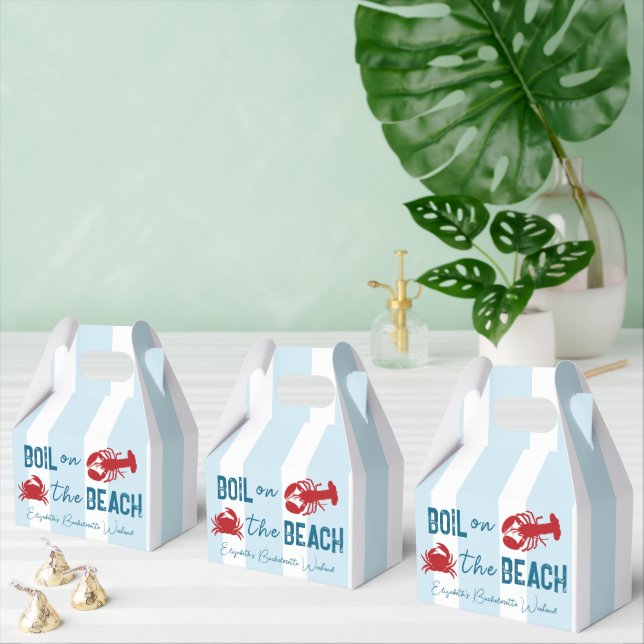 Caixinha De Lembrancinhas Seafood Boil Bachelorette Party (Múltiplo)