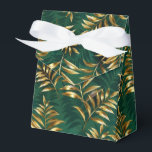 Caixinha De Lembrancinhas Seamless pattern with golden ferns<br><div class="desc">Seamless pattern of gold,  jewelry,  shiny fern branches and leaves on green,  woodland,  textured background. Golden fern.</div>