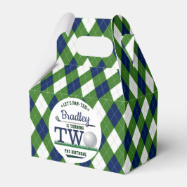 Caixinha De Lembrancinhas Segundo aniversário de Golf PAR-TEE