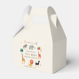 Caixinha De Lembrancinhas Segundo aniversário Selvagem e Whimsical