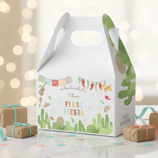 Caixinha De Lembrancinhas Sem tempo para o primeiro aniversário do siesta fi