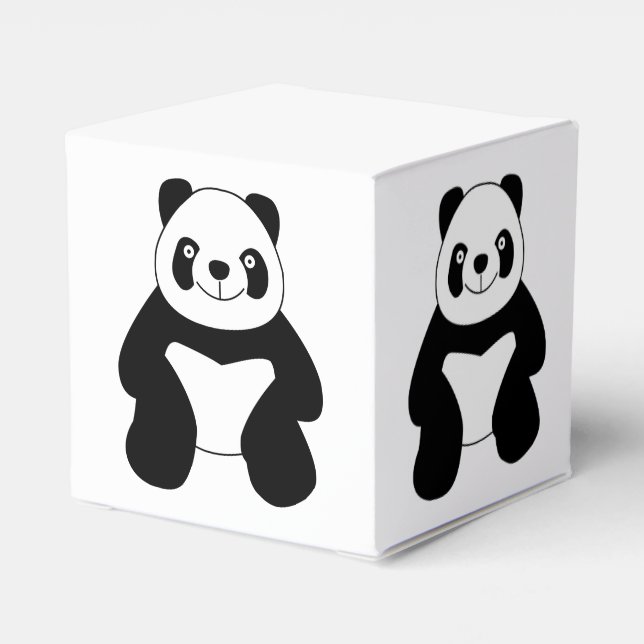 Caixinha De Lembrancinhas Sentado panda (Verso)
