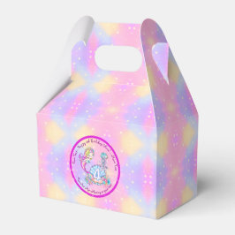 Caixinha De Lembrancinhas Sereia 4º Aniversário Alterar Editar Personalizar 