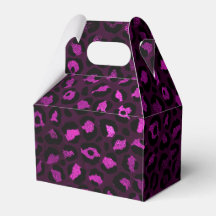 Série Design Leopardo Roxo e Dourado 5