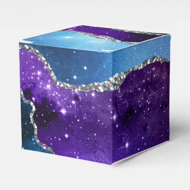 Caixinha De Lembrancinhas Série Galaxy Agate Design 16  (Frente)