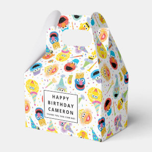 Caixinha De Lembrancinhas Sesame Street Pals Confetti Aniversário