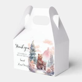 Caixinha De Lembrancinhas Seu Chá de fraldas Frio Fora da Floresta de Invern