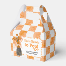 Caixinha De Lembrancinhas She's Ready to Pop Baby Shower