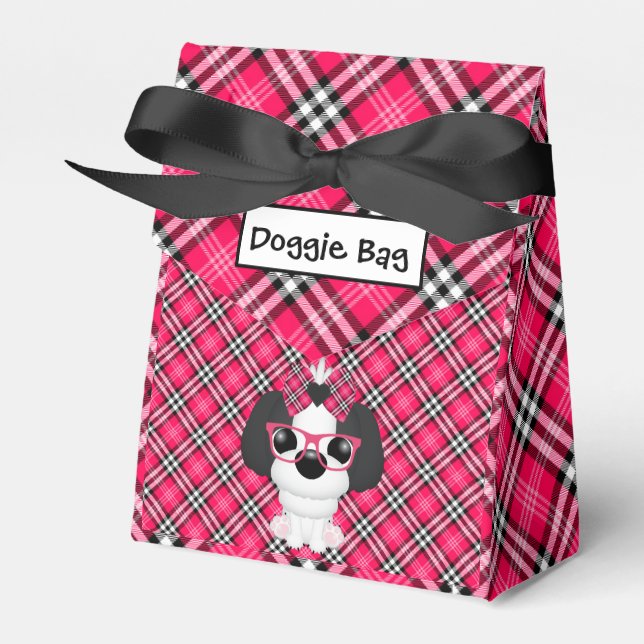 Caixinha De Lembrancinhas Shihtzu Dogs Festas de aniversário Personalizadas  (Frente)