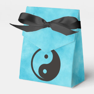 Caixinha De Lembrancinhas Símbolo Yin Yang - design de tatuagem sólida