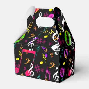 Caixinha De Lembrancinhas Símbolos Musicais Design