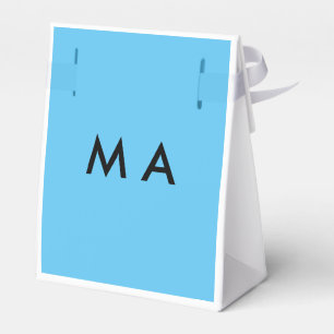 Caixinha De Lembrancinhas Simples monograma adicione seu nome com letra mín