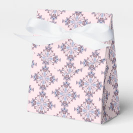 Caixinha De Lembrancinhas Sinal de Mais Rosa e Azul e Kaleidoscópio de Diama