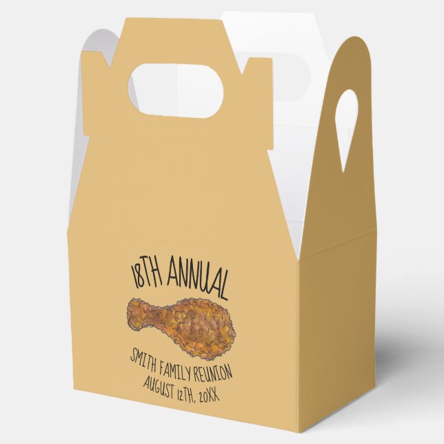 Caixinha De Lembrancinhas Sindicato Familiar Fried Chickstick Picnic (Aberto)