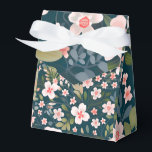 Caixinha De Lembrancinhas Small Tent Favor Box with Ribbon ( Floral Design)<br><div class="desc">Style: Small Tent Favor Box with Ribbon 3" x 1.5" x 3.25" Favor boxes are as unique as your guests. Perfect for weddings, birthdays, corporate events and more! Dimensions: 3"w x 1.5"l x 3.25"h Full color printing on high-quality card stock Ships flat, some simple assembly required Food contact safe. Using...</div>