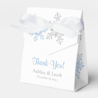 Caixinha De Lembrancinhas Snowflake Lapis Blue Silver Casamento Obrigado