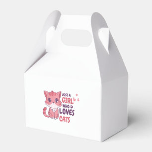 Caixinha De Lembrancinhas Só Uma Menina Que Ama Gatos, Gifões De Camisas De
