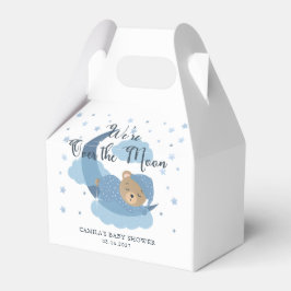 Caixinha De Lembrancinhas Sobre O Chá de fraldas Da Garota Dormindo