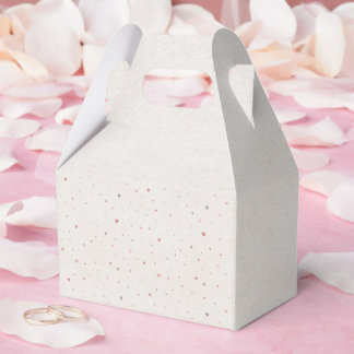 Caixinha De Lembrancinhas Soft Heart Pattern Favor Box