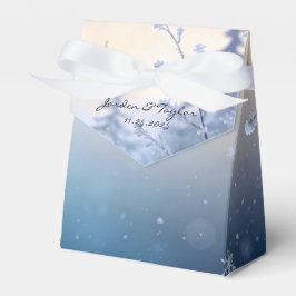 Caixinha De Lembrancinhas Soft Winter Daydream Wedding Favor Boxes