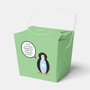 Caixinha De Lembrancinhas Somaliano Pinguim Senhora Personalizado