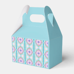 Caixinha De Lembrancinhas Sonho Pastel Boho Geométrico Caleidoscópio