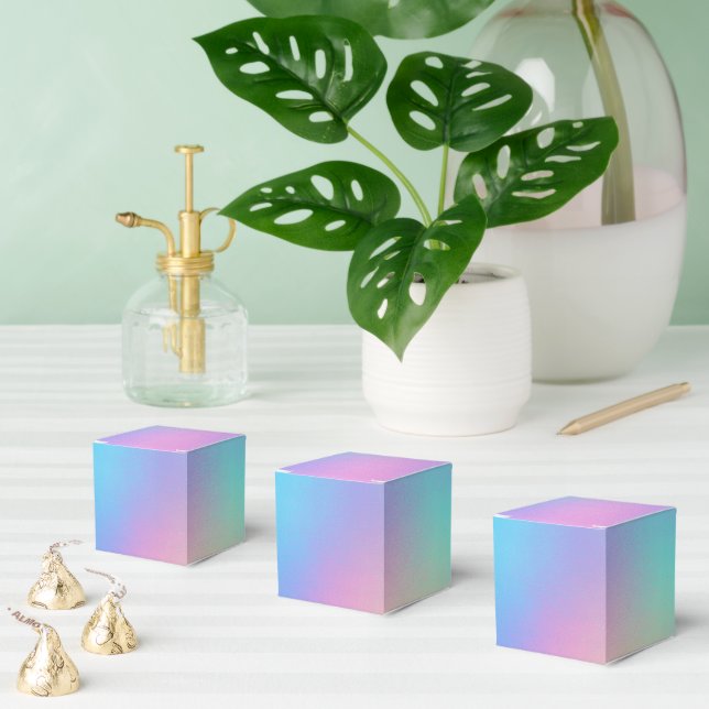 Caixinha De Lembrancinhas Sonho Pastel Holográfico (Múltiplo)